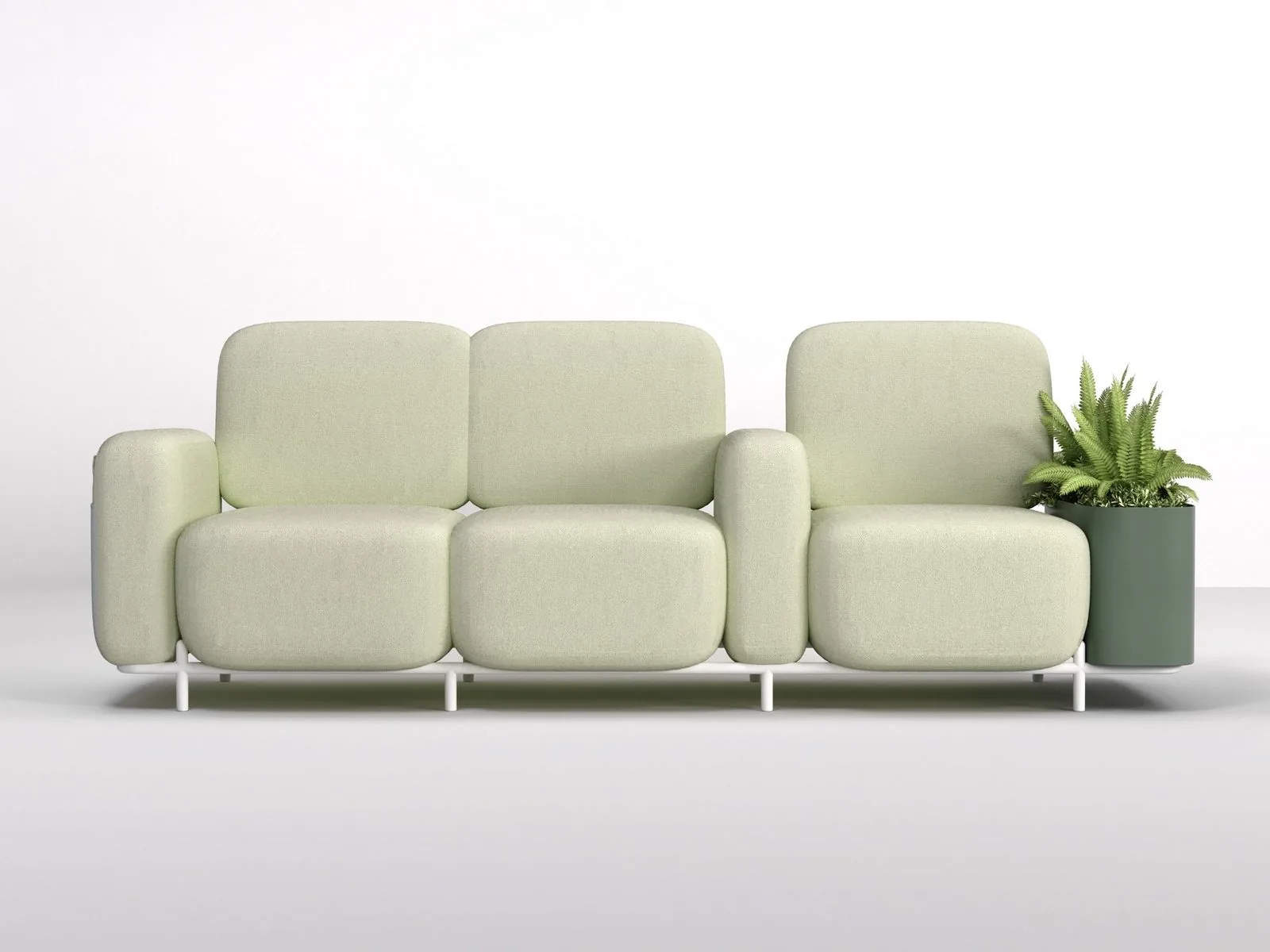 Grove Trio upholstered modular seating